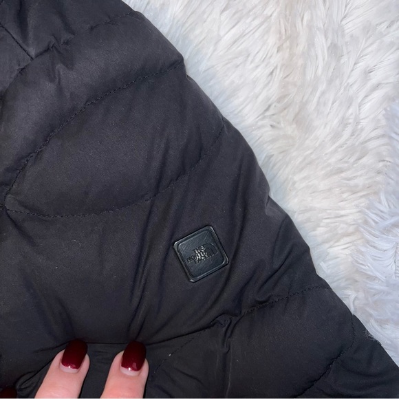The North Face Dark Gray / Black 550 Down Full Length Winter Coat size Smalll - Picture 3 of 8